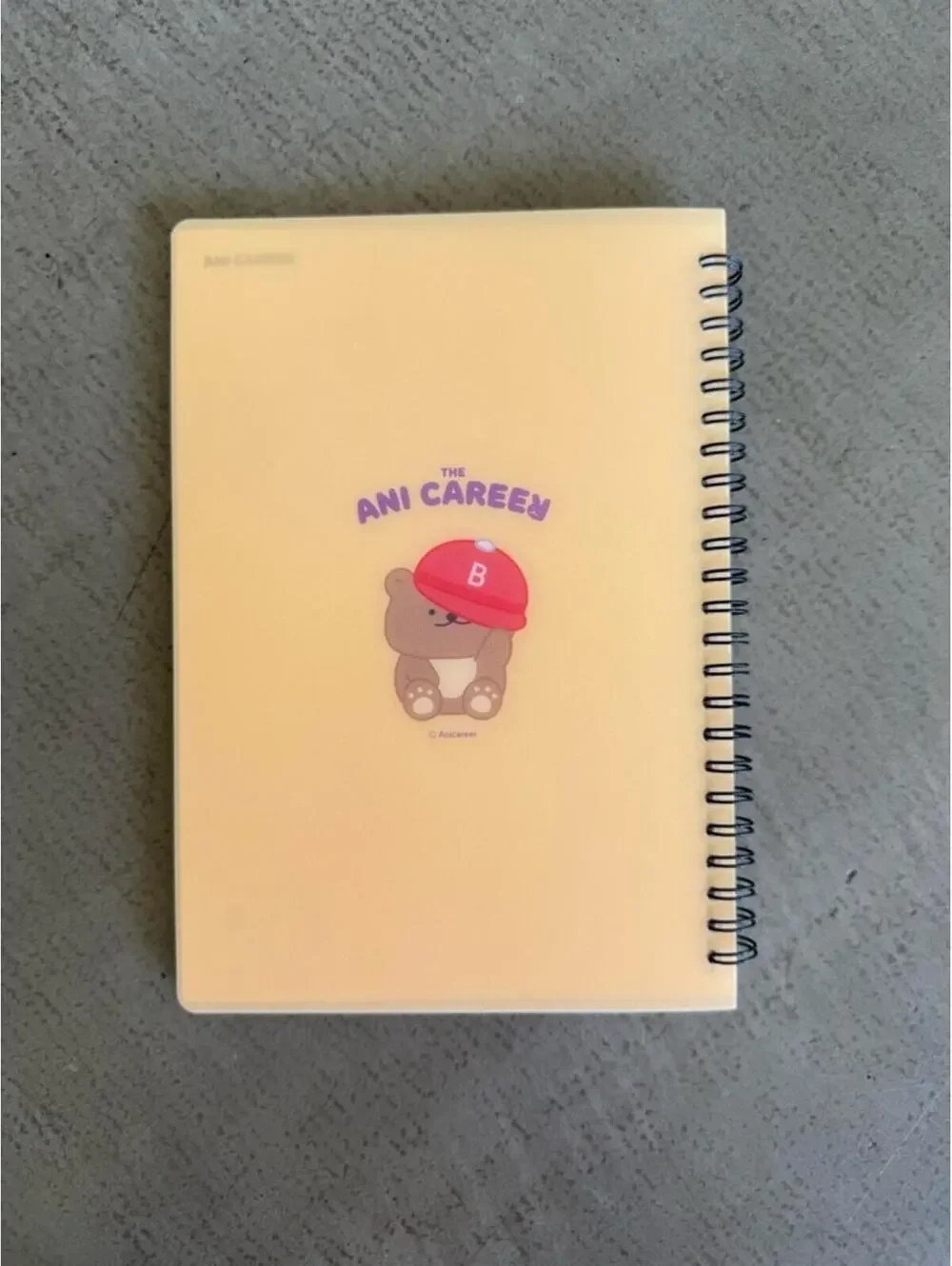 Ani Caree Spiral Notebook / Korea / Cute Character